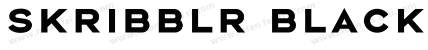 skribblr black字体转换